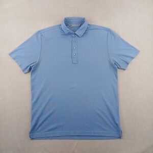 Travis Mathew Large Mens Polo Shirt Golf Knit Pima 22x28